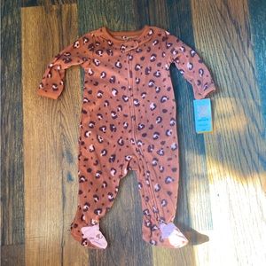 Leopard print 6 month zippy